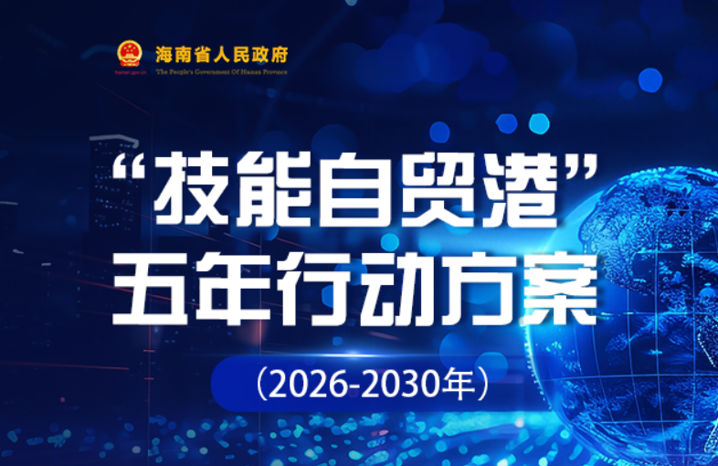 图解｜“技能自贸港”五年行动方案（2026-2030年）