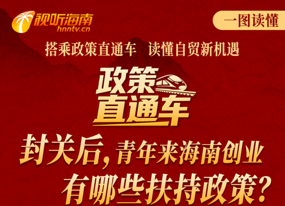 封关后，青年来海南创业有哪些扶持政策？